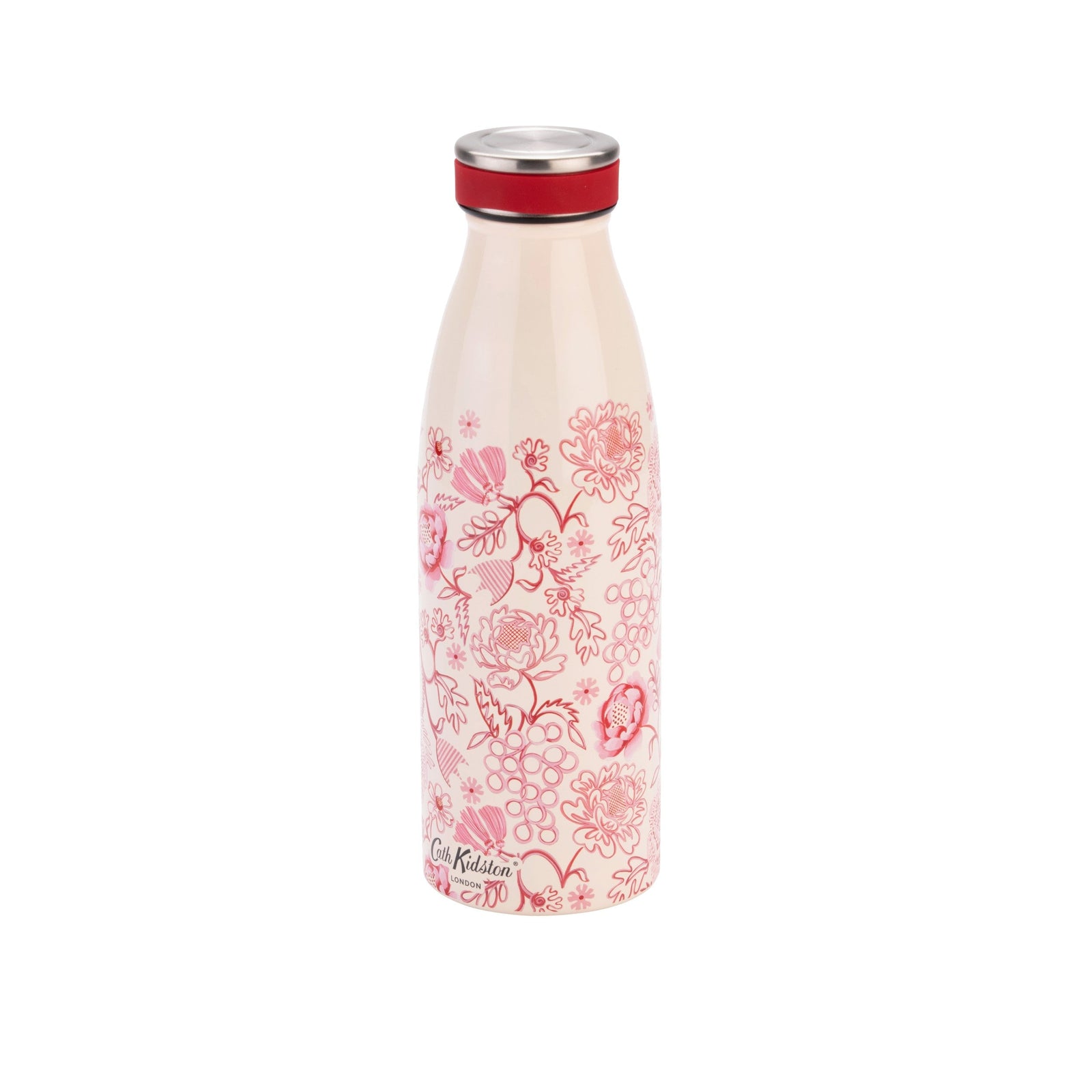 Cath Kidston Spitalfields Silk Stainless Steel Bottle 350 ml-Goviers