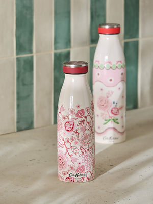 Cath Kidston Spitalfields Silk Stainless Steel Bottle 350 ml-Goviers