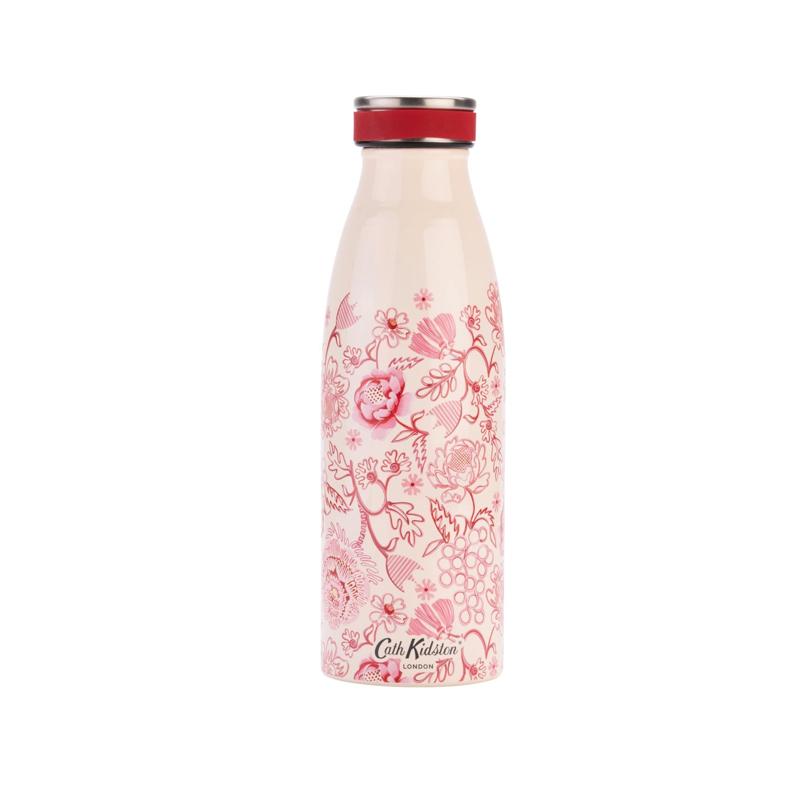 Cath Kidston Spitalfields Silk Stainless Steel Bottle 350 ml-Goviers