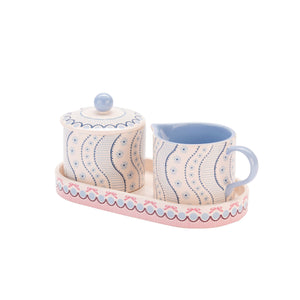 Cath Kidston Spitalfields Silk Sugar & Milk Jug Set-Goviers