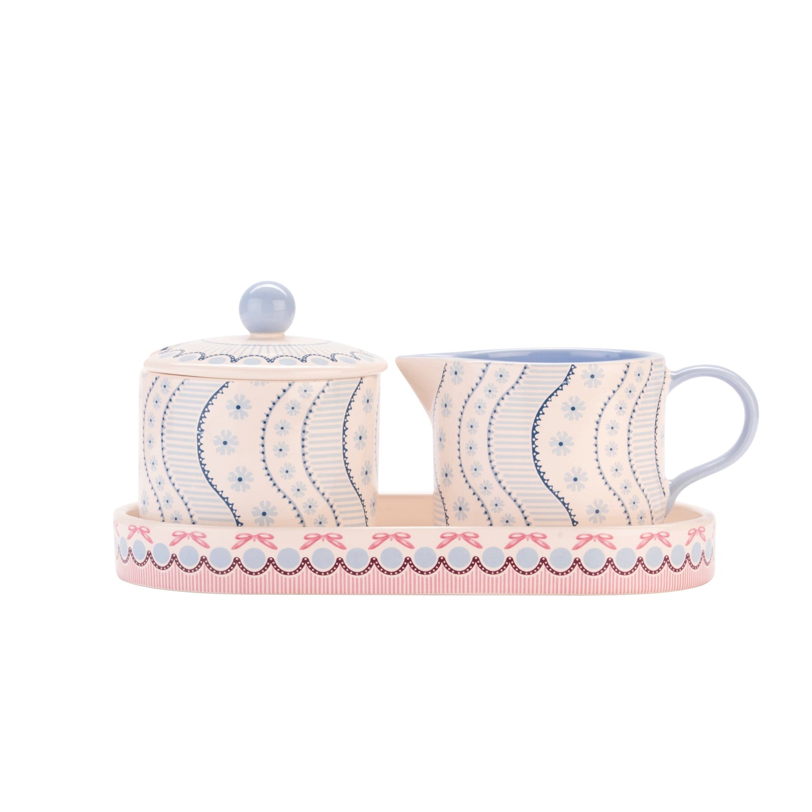Cath Kidston Spitalfields Silk Sugar & Milk Jug Set-Goviers