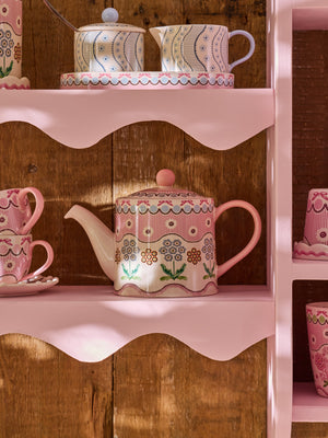 Cath Kidston Spitalfields Silk Teapot 1L-Goviers
