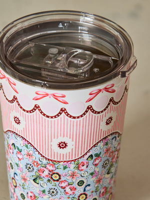 Cath Kidston Spitalfields Silk Travel Mug 375ml-Goviers