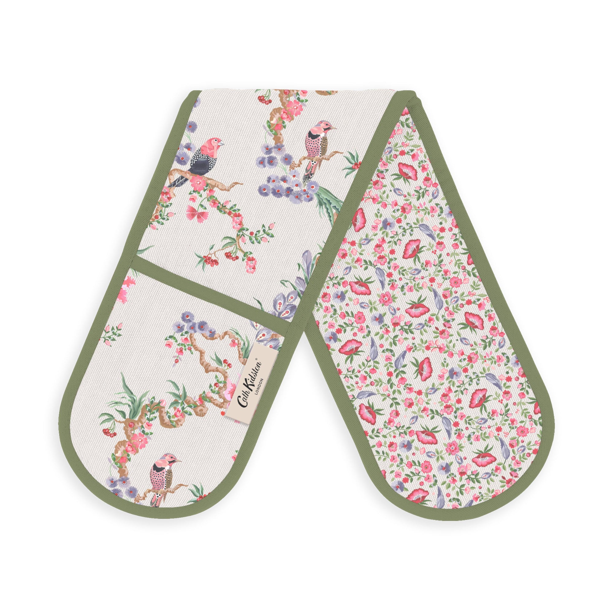 Cath Kidston Spring Birds Double Oven Glove-Goviers