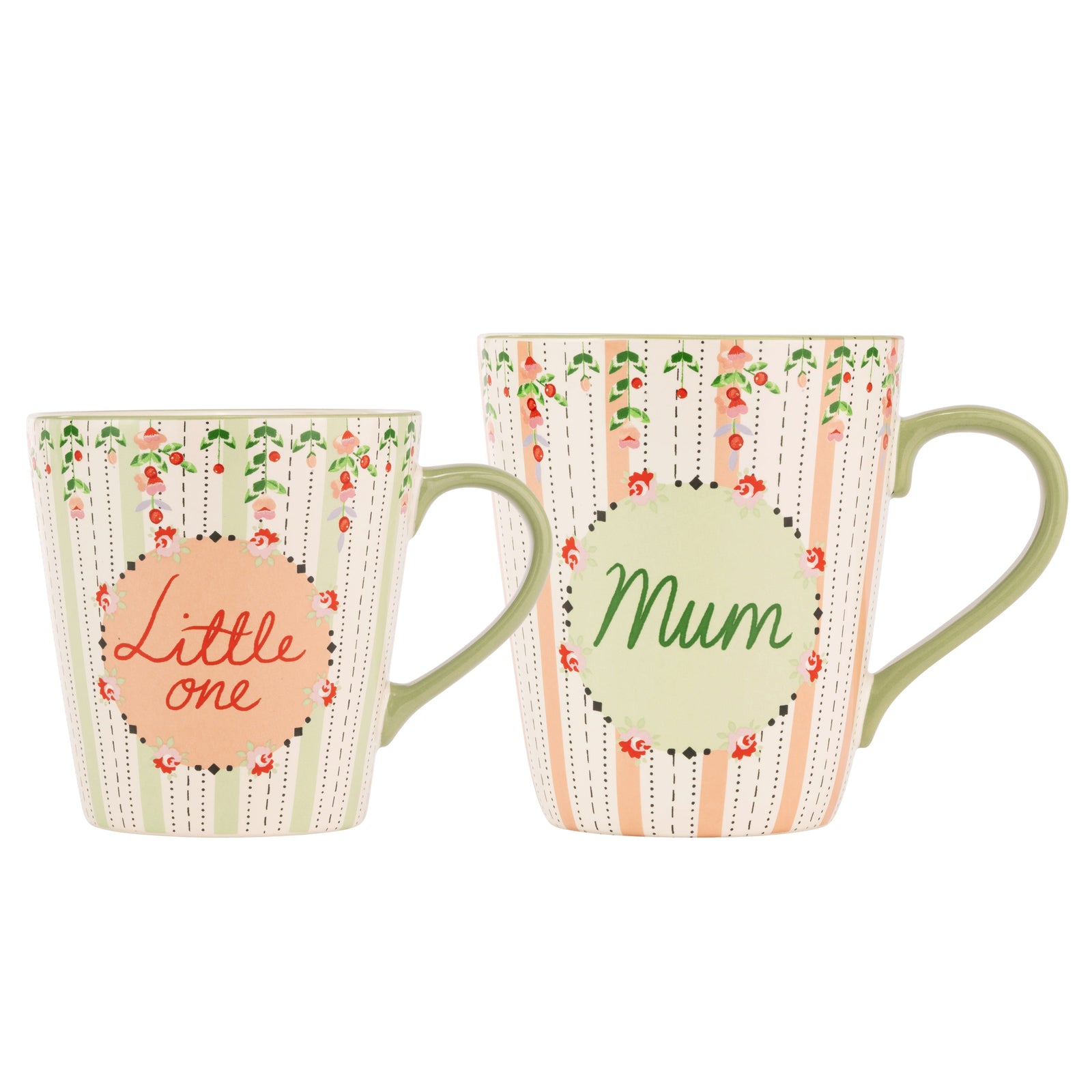 Cath Kidston Spring Birds Stanley Mugs Set of 2 Mum & Little One-Goviers