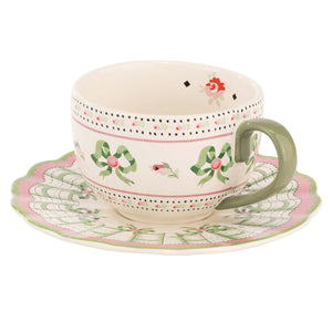 Cath Kidston Spring Birds Teacup & Saucer-Goviers