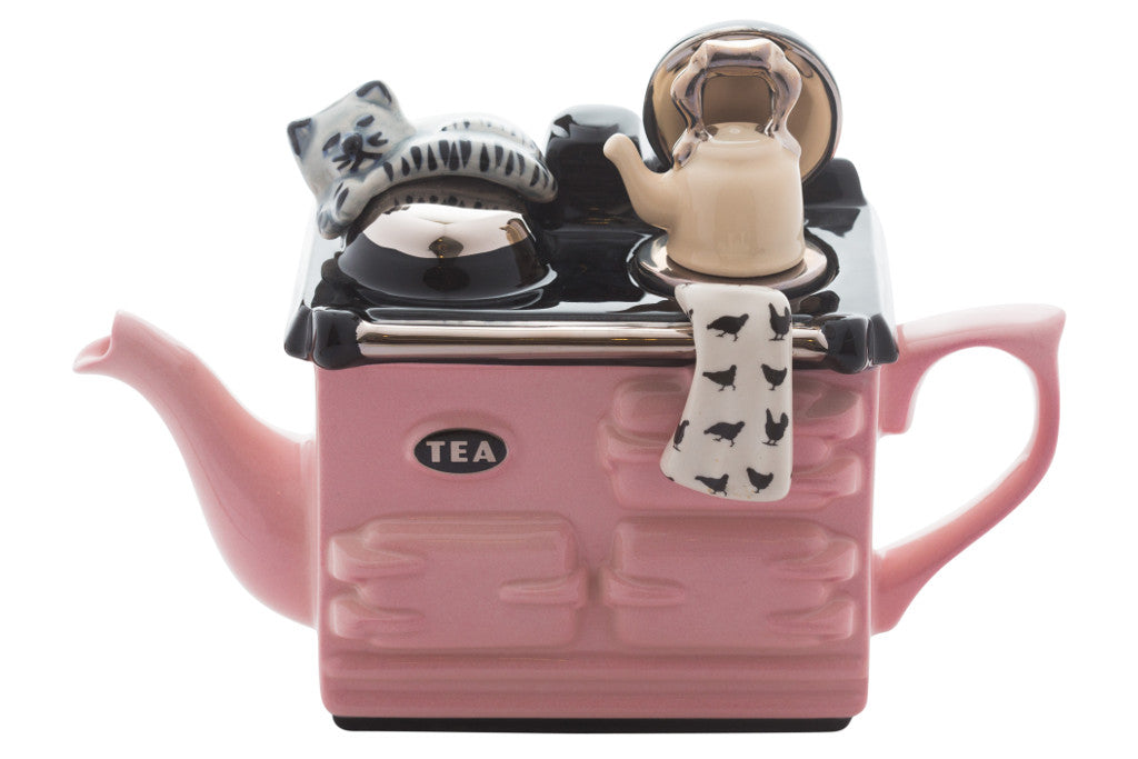Ceramic Inspirations Aga One Cup Pink Teapot-Goviers