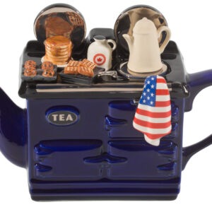 Ceramic Inspirations American Breakfast Large Aga Style Teapot Blue-Goviers