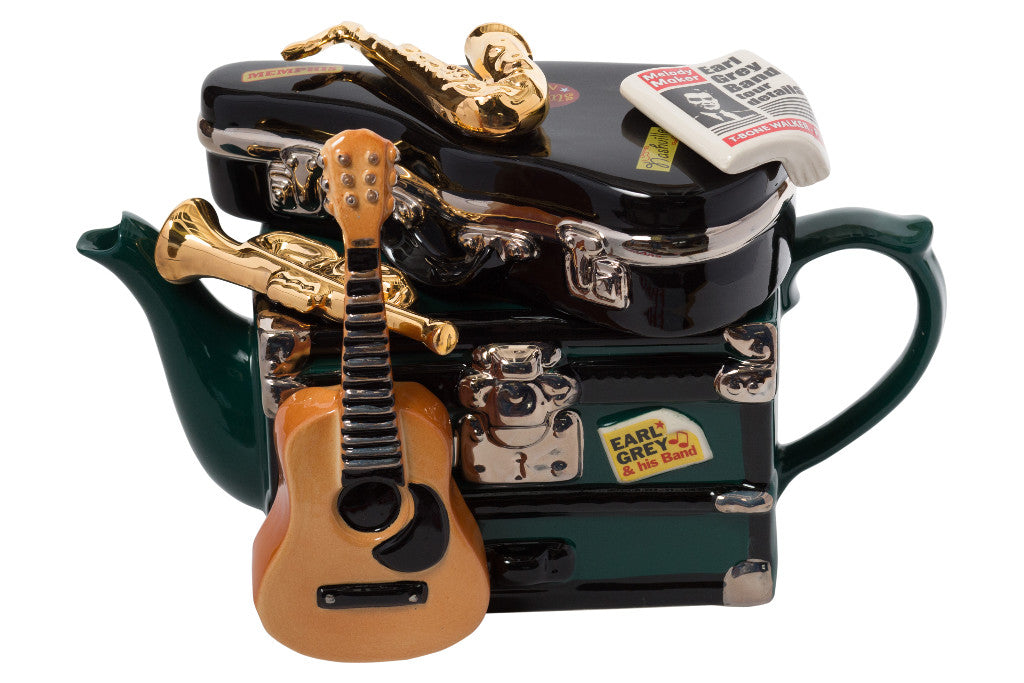 Ceramic Inspirations Band on Tour Green Large Teapot-Goviers