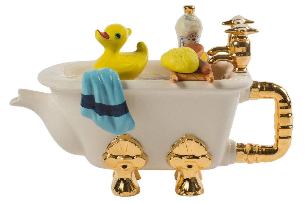 Ceramic Inspirations Bathtub Large Teapot-Goviers