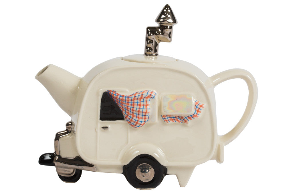 Ceramic Inspirations Caravan Cream Medium Teapot-Goviers