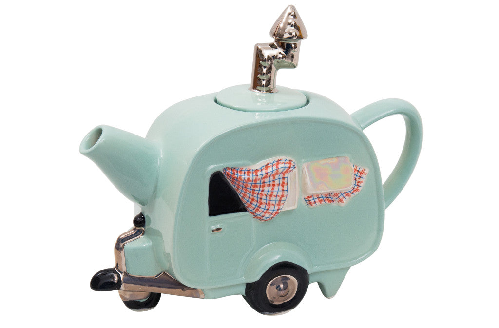 Ceramic Inspirations Caravan Green Medium Teapot-Goviers