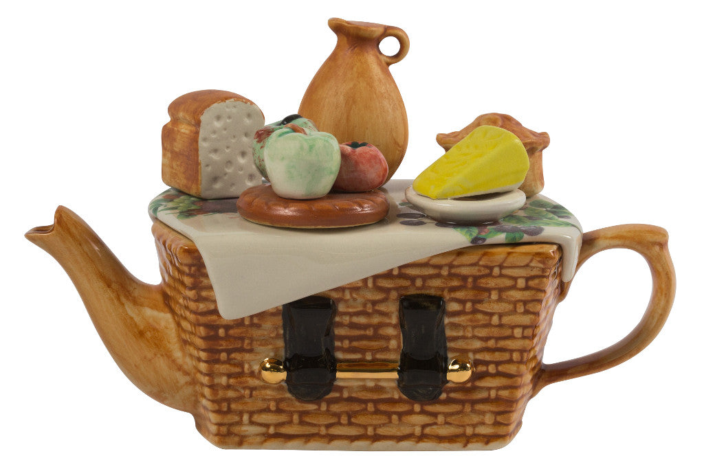 Ceramic Inspirations English Picnic One Cup Teapot-Goviers