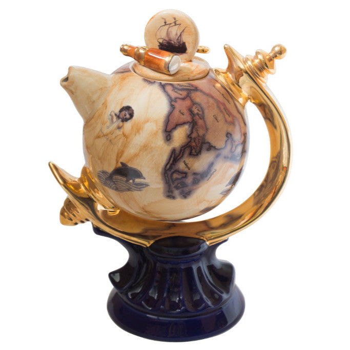 Ceramic Inspirations Globe Large Teapot-Goviers