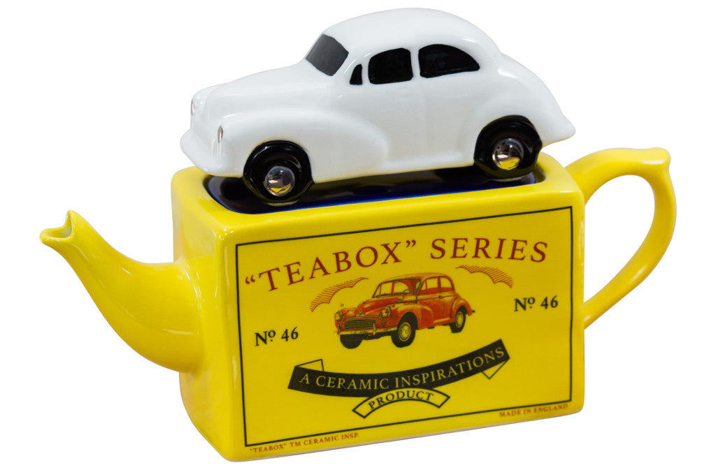 Ceramic Inspirations Tea Box Series Morris Miner Cream One Cup Teapot-Goviers