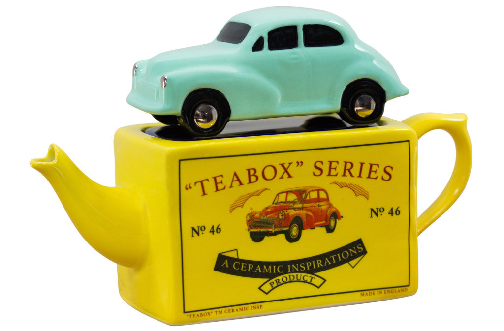 Ceramic Inspirations Tea Box Series Morris Miner Green One Cup Teapot-Goviers