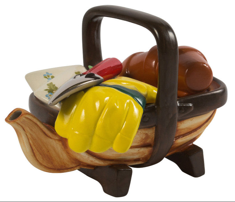 Ceramic Inspirations Trug Medium Teapot-Goviers