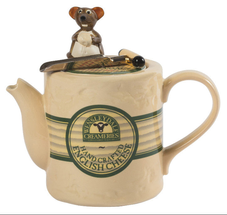 Ceramic Inspirations Wensleydale Cheese Teapot-Goviers
