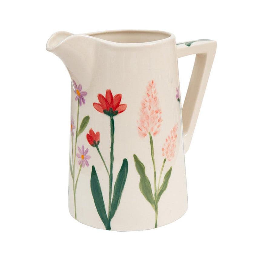 Ceramic Inspirations Wild Flower Large Jug / Vase-Goviers