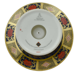 Royal Crown Derby SGB 50th Anniversary Candle Holder