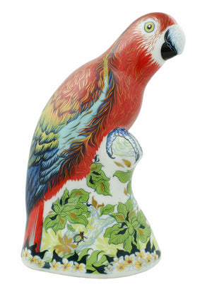 Royal Crown Derby Scarlet Macaw