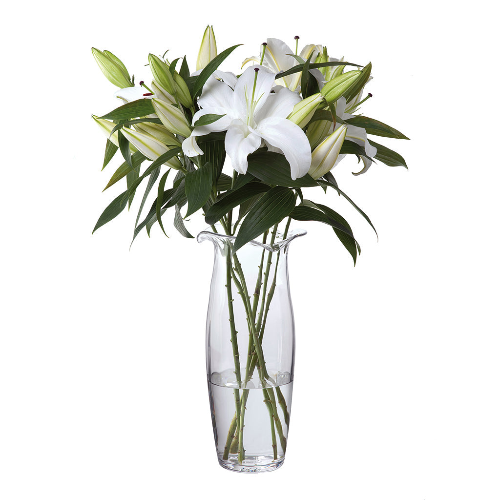 Dartington Crystal Florabundance Lily Vase-Home & Garden > Kitchen & Dining > Tableware > Drinkware-Goviers