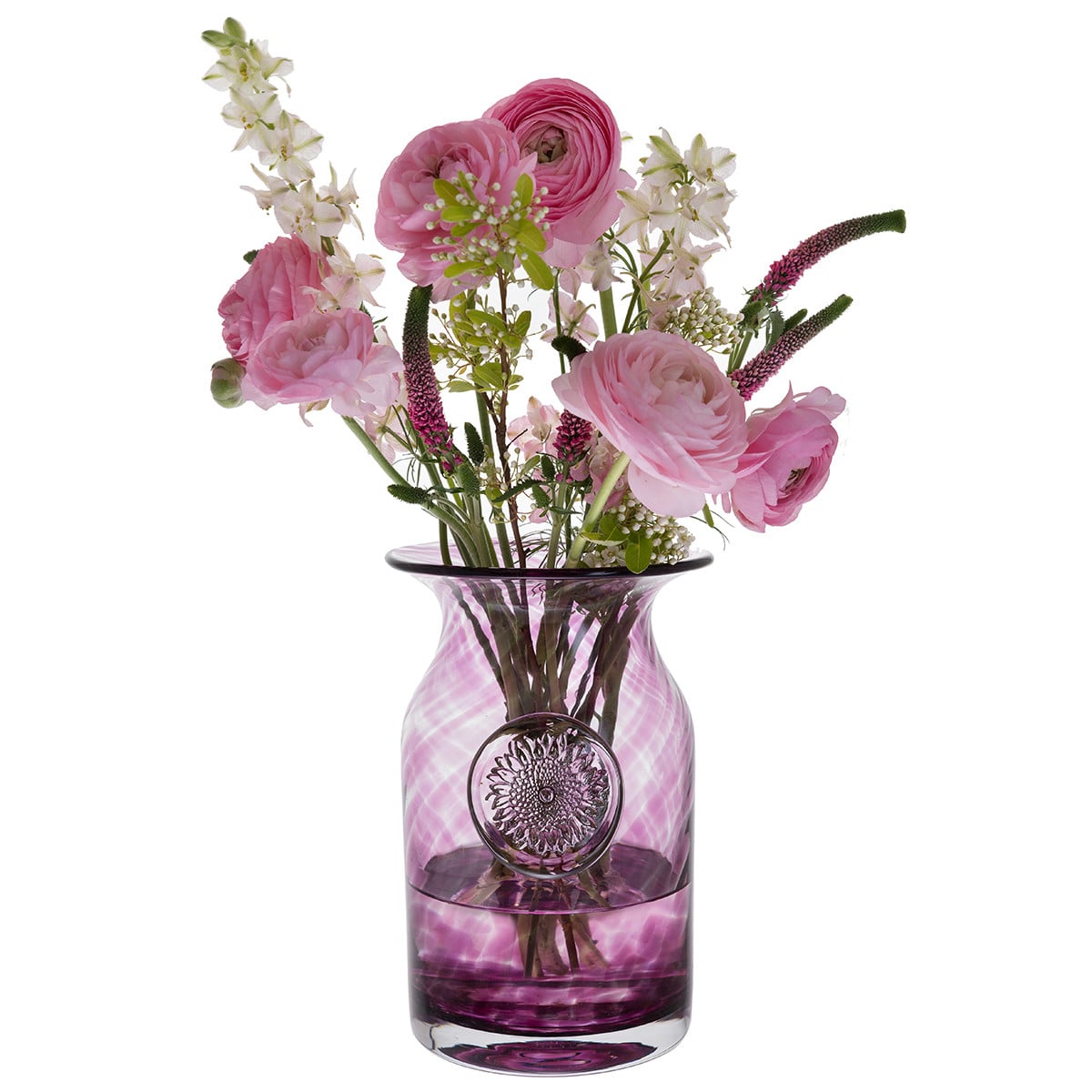 Dartington Flower Jar Medium - Plum-Goviers