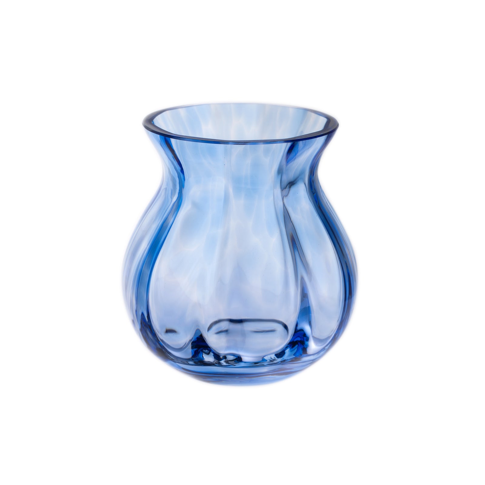 Dartington Iron Blue Round Vase-Goviers