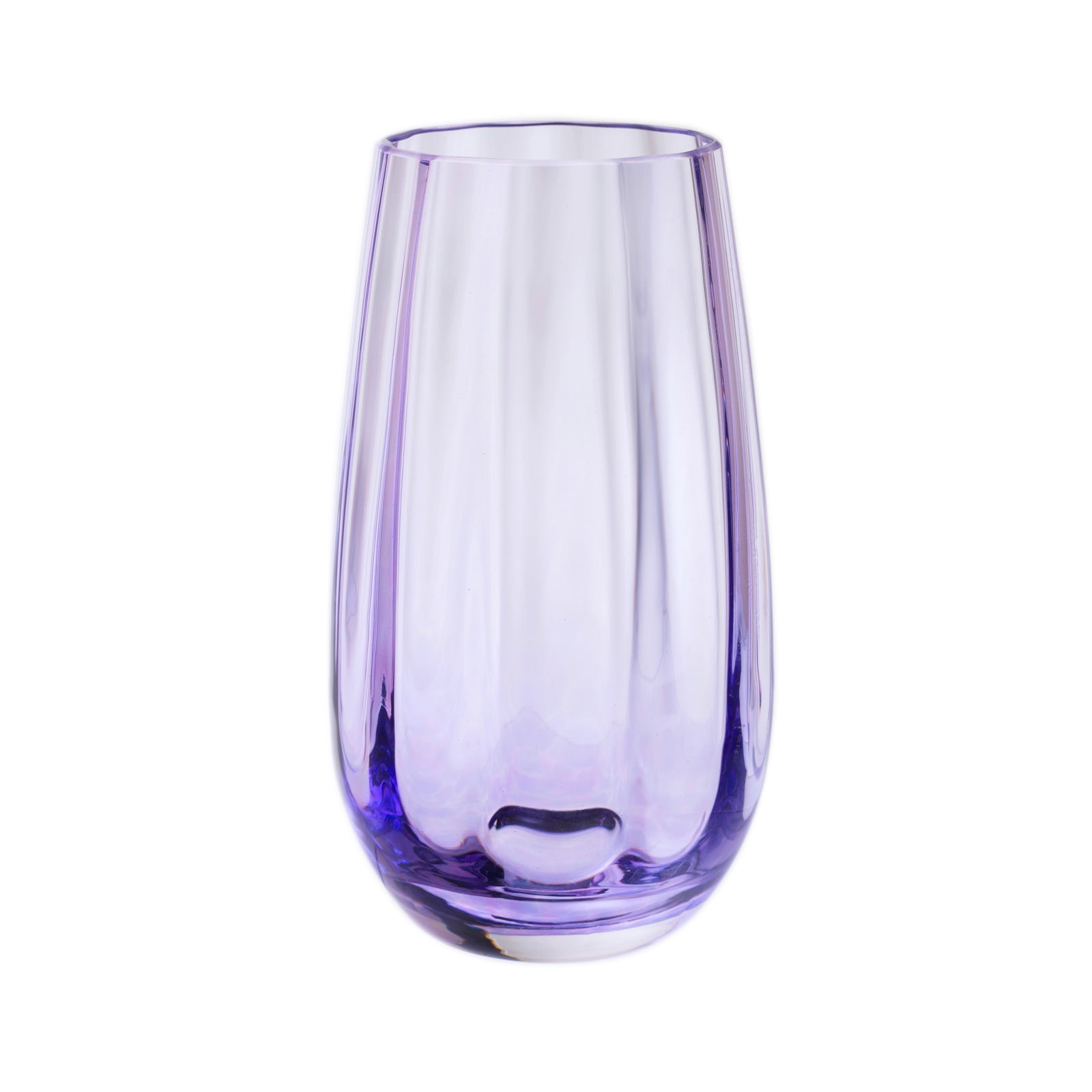 Dartington Violet Dewdrop Vase-Goviers