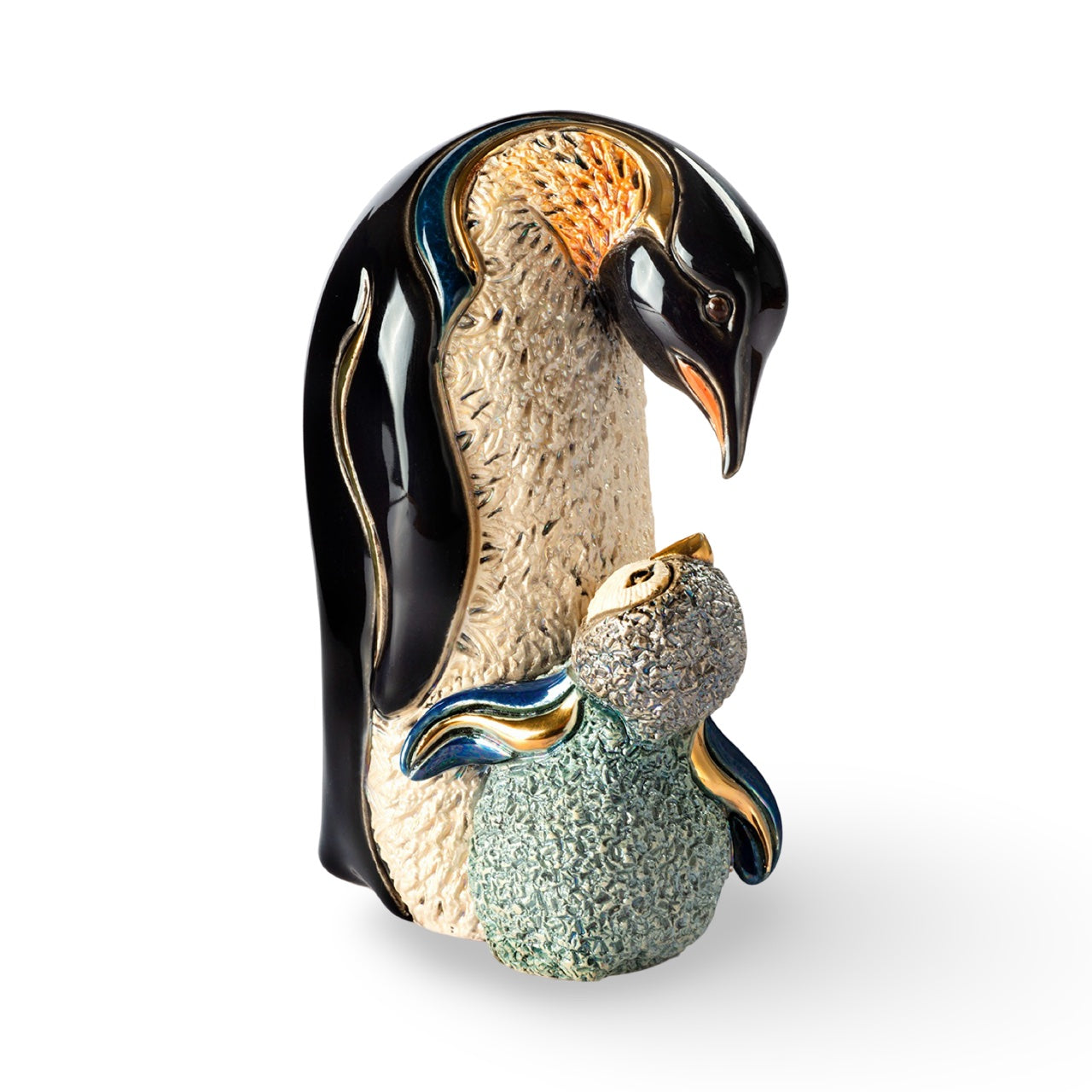 De Rosa Penguin with Baby Chick-Goviers
