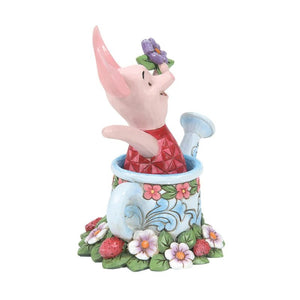 Disney Traditions Piglet in a Watering Can Figurine-Goviers