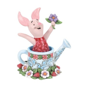 Disney Traditions Piglet in a Watering Can Figurine-Goviers