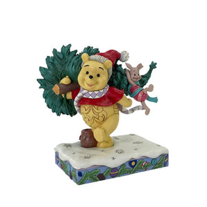 Disney Traditions Pooh & Friends Christmas Tree Anniversary Figurine-Goviers