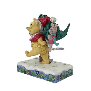 Disney Traditions Pooh & Friends Christmas Tree Anniversary Figurine-Goviers