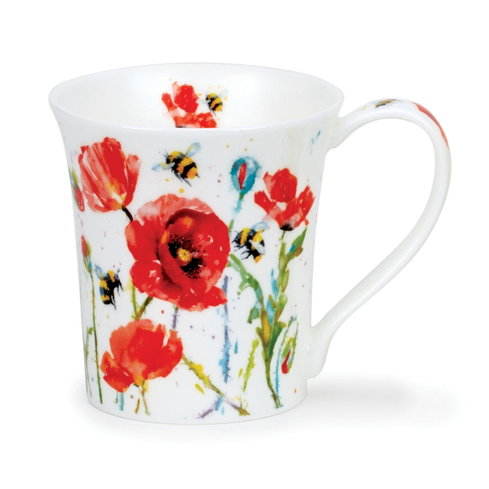 Dunoon Busy Bees Poppy Mug-Goviers