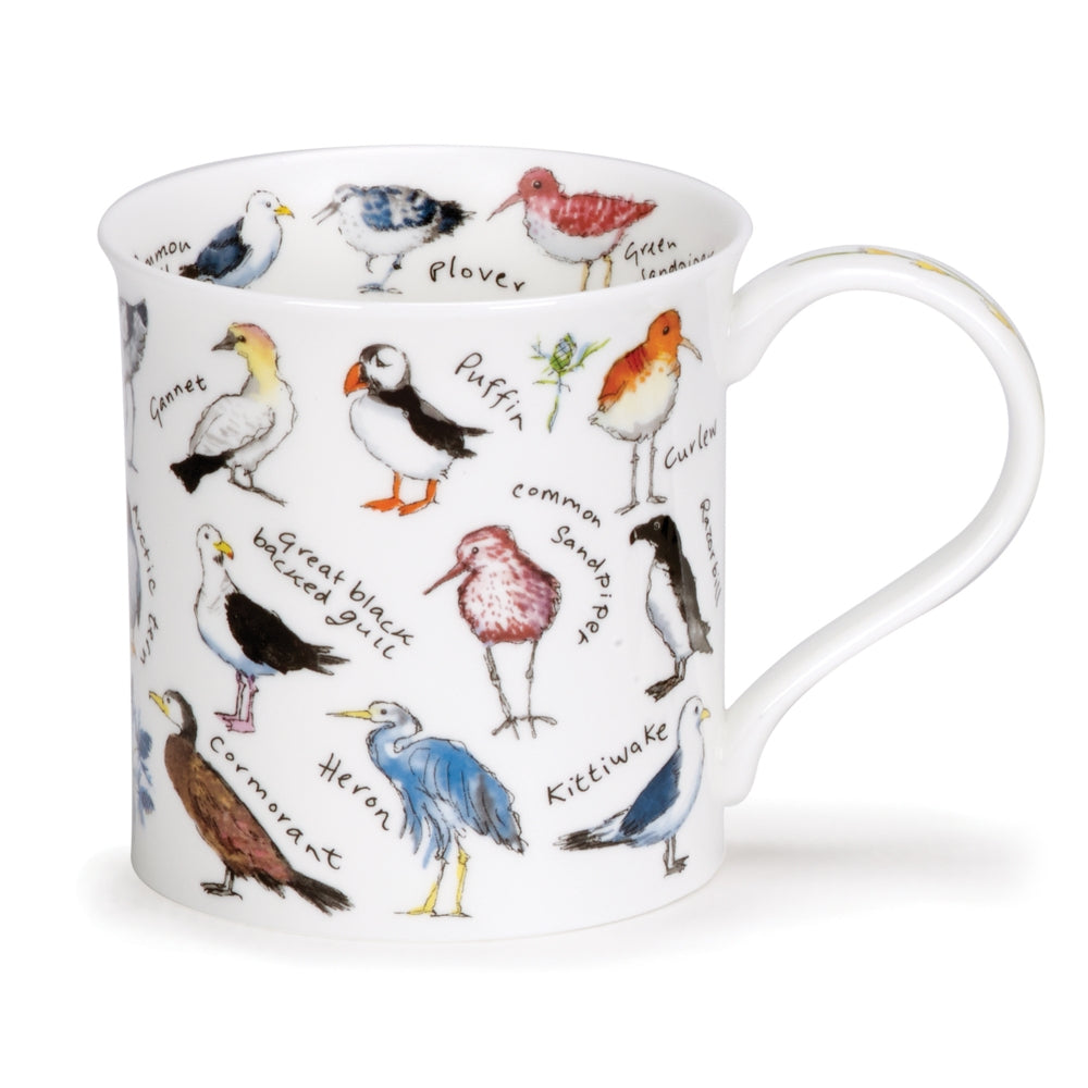 Dunoon Bute Birdlife Coastal Birds Mug-Goviers