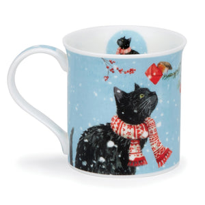 Dunoon Bute Snowy Cat Mug
