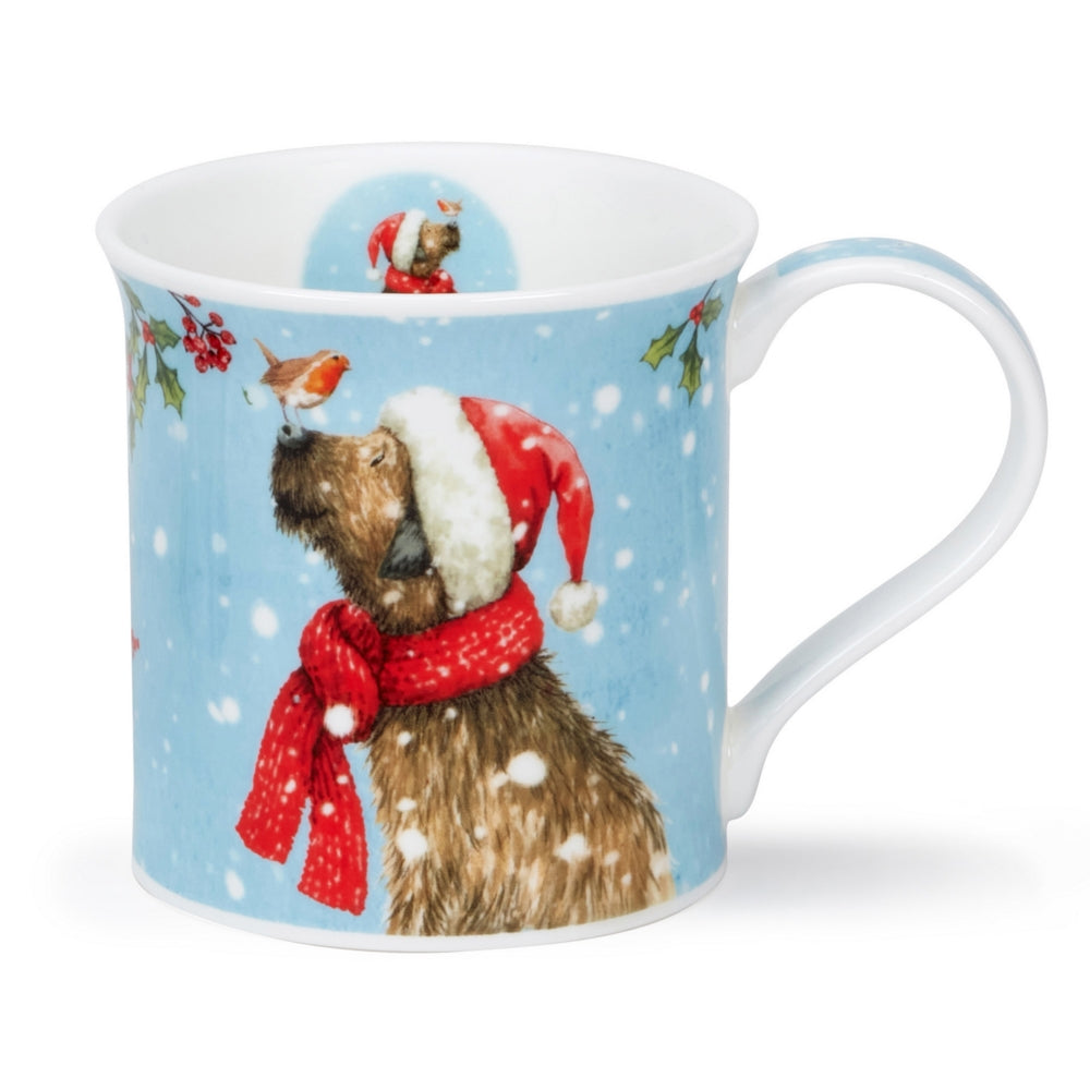 Dunoon Bute Snowy Dog Mug-Goviers
