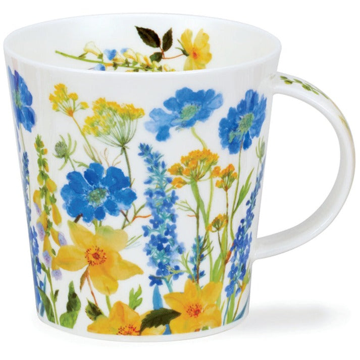 Dunoon Cairngorm Cottage Borders Blue Mug-Royal Commemorative-Goviers