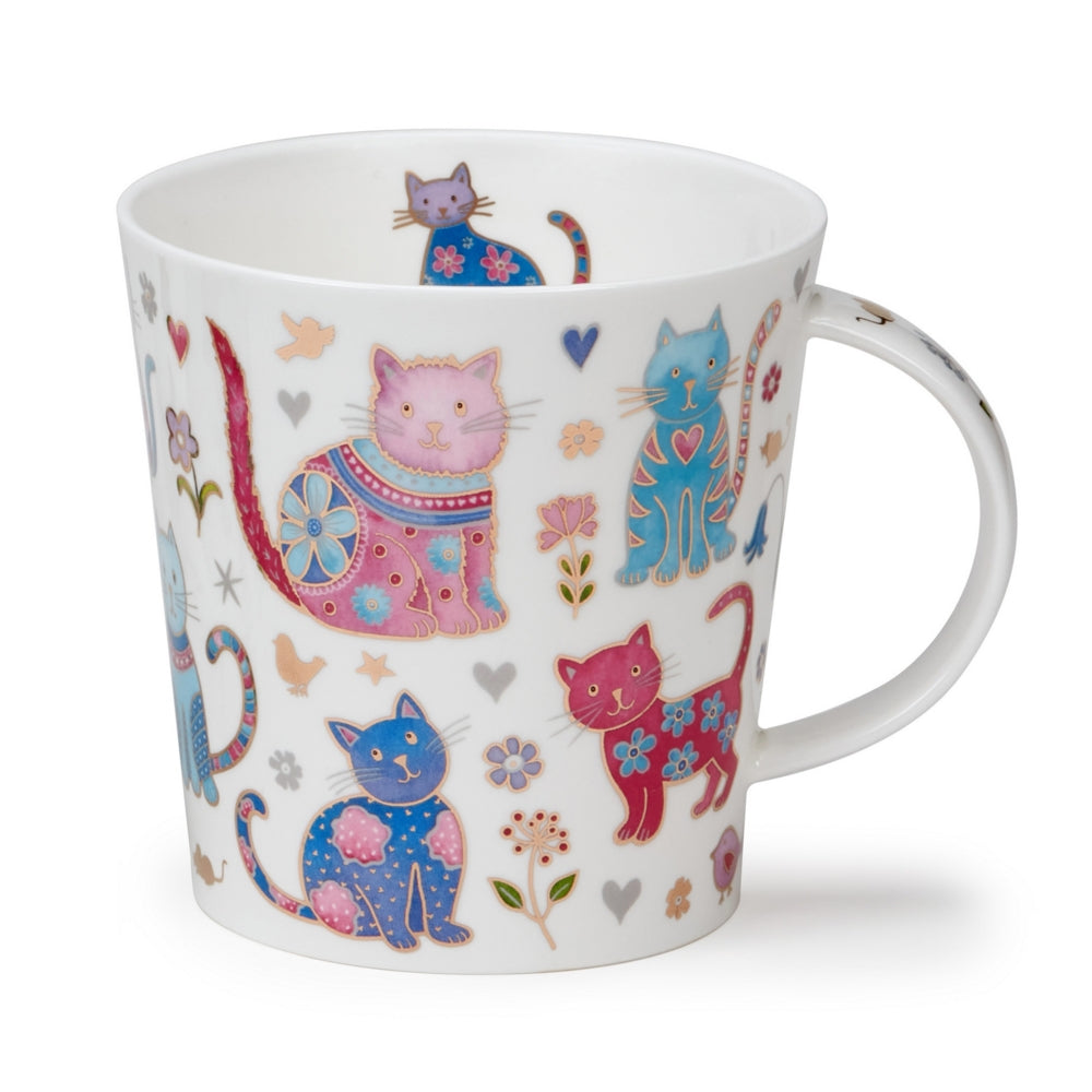 Dunoon Cairngorm Glitzy Gang Cat Mug-Goviers