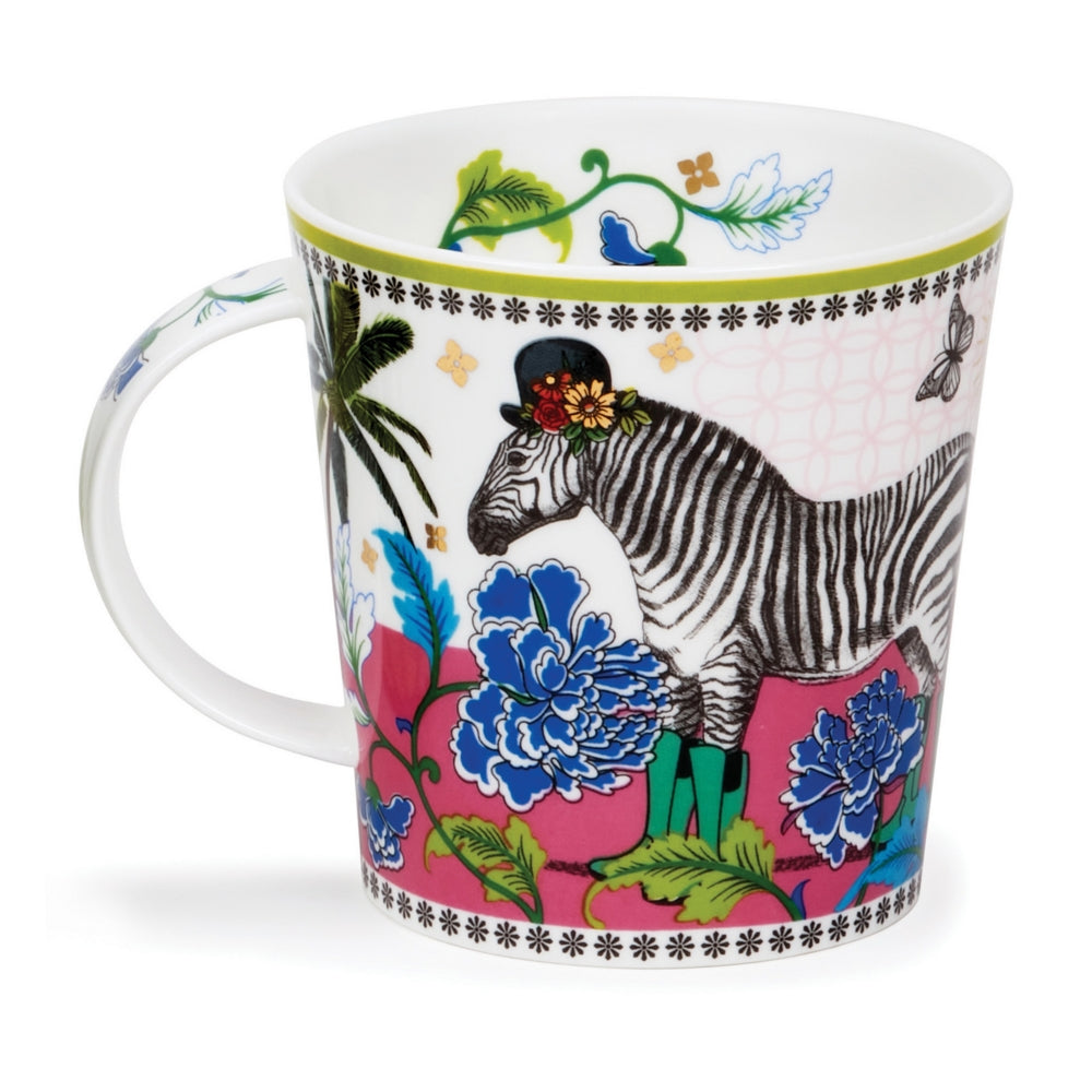 Dunoon Cairngorm Party Animal Zebra Mug-Goviers