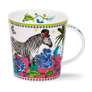 Dunoon Cairngorm Party Animal Zebra Mug-Goviers