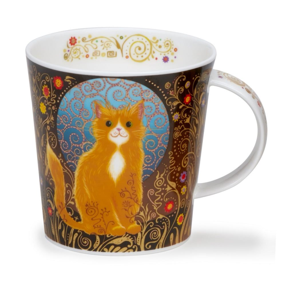 Dunoon Celestial Cats Ginger Cat Mug-Goviers