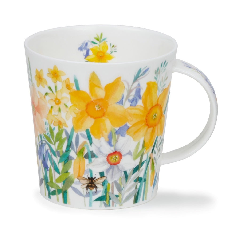 Dunoon Floral Whisper Yellow Mug-Goviers