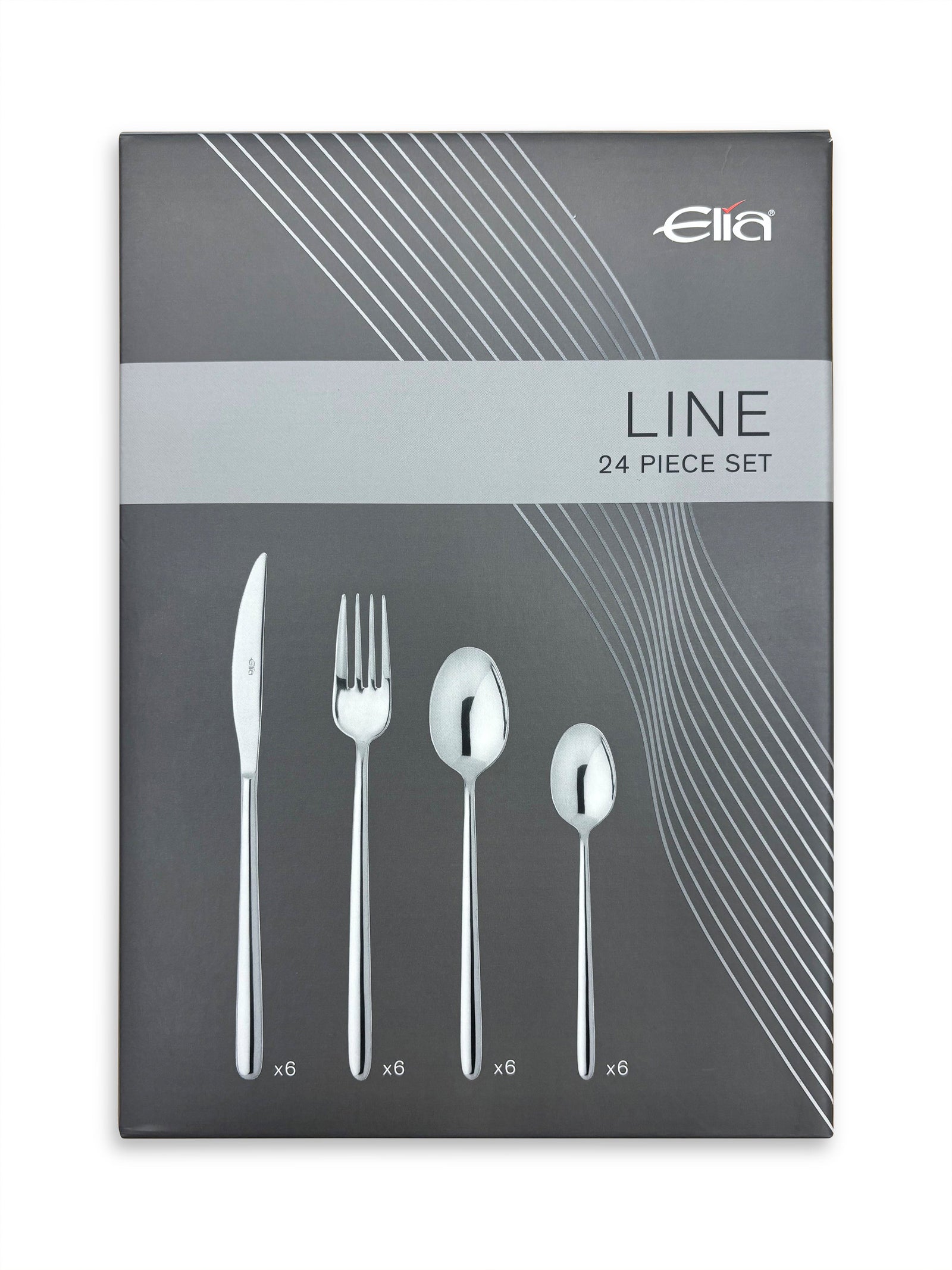 Elia Linear 24 Piece Cutlery Set-Goviers