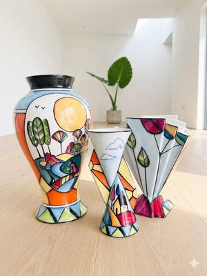 Emma Bailey Summer Celebration Flared Vase-Goviers