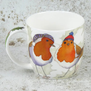 Emma Ball Christmas Robins Mug-Goviers