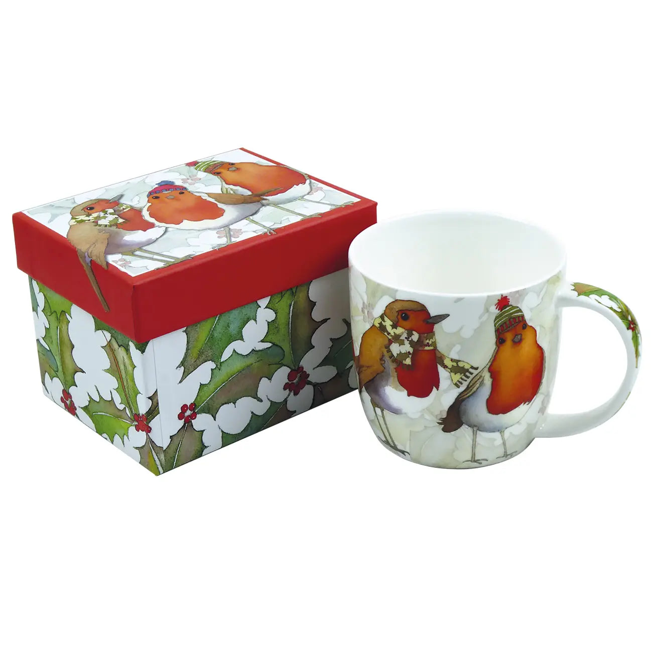 Emma Ball Christmas Robins Mug-Goviers