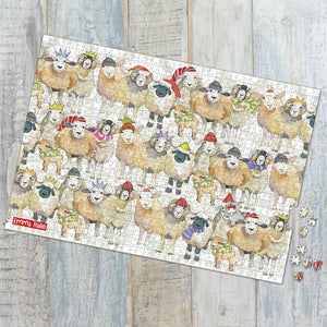 Emma Ball Christmas Sheep Jigsaw-Goviers