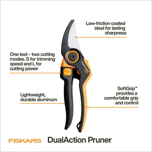 Fiskars X-series DualAction Secateurs Bypass P981-Gardening-Goviers